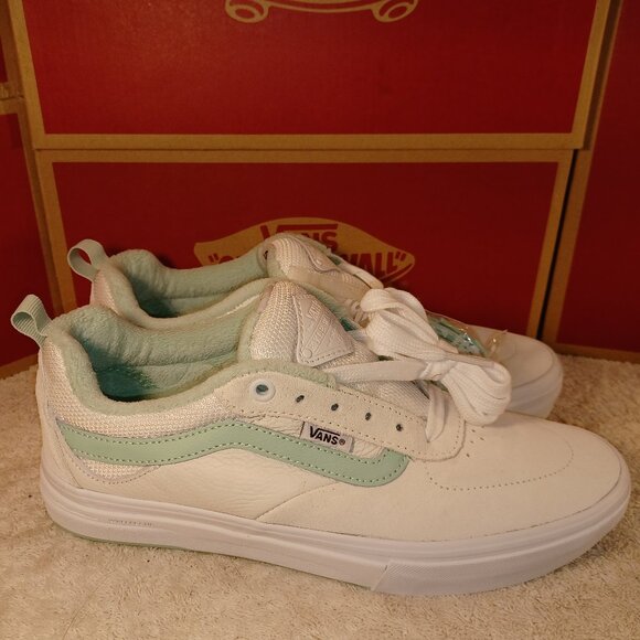 Vans Men's 7/Women's 8.5 Kyle Walker Sport Vtg White/Mint VN0A5JIE9C9 - Picture 1 of 12